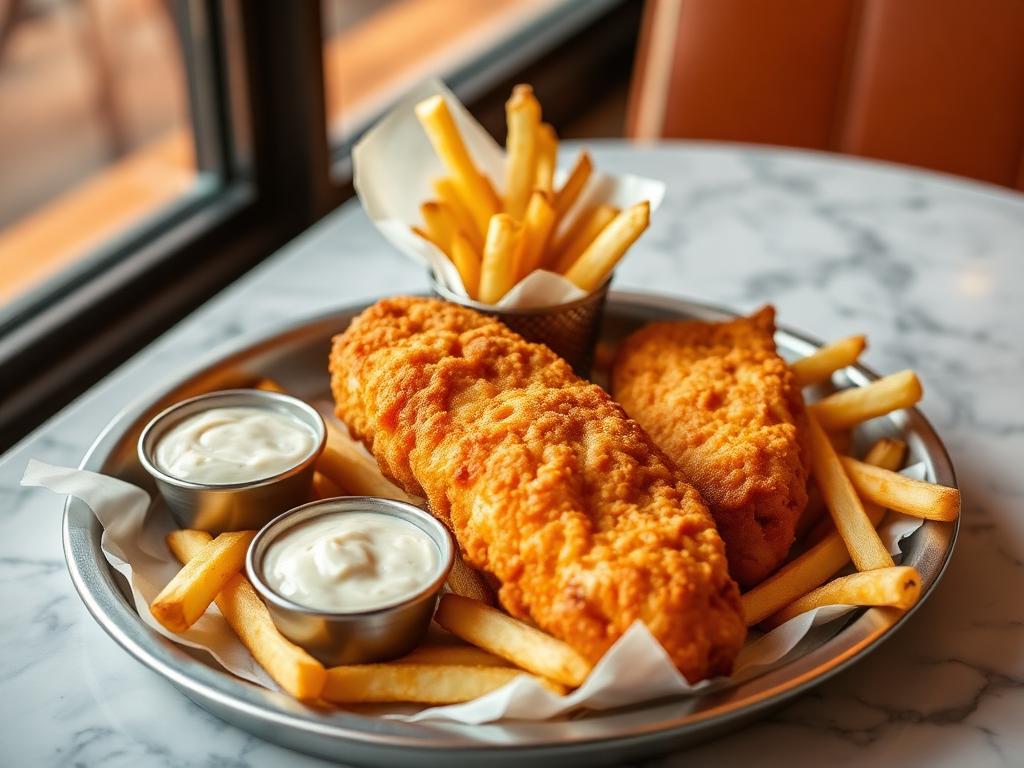 Fish & Chips (2 pcs)